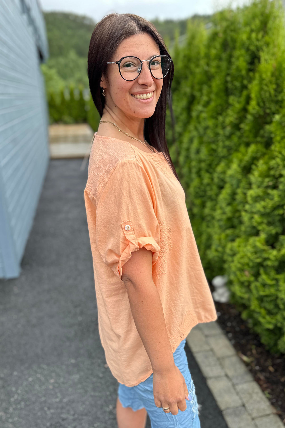 Made In Italy Vibeke Bluse Oransje