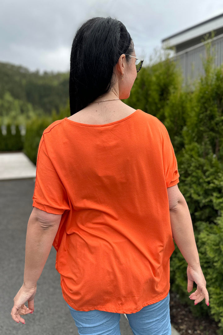 Made In Italy Stine T-Skjorte Oransje