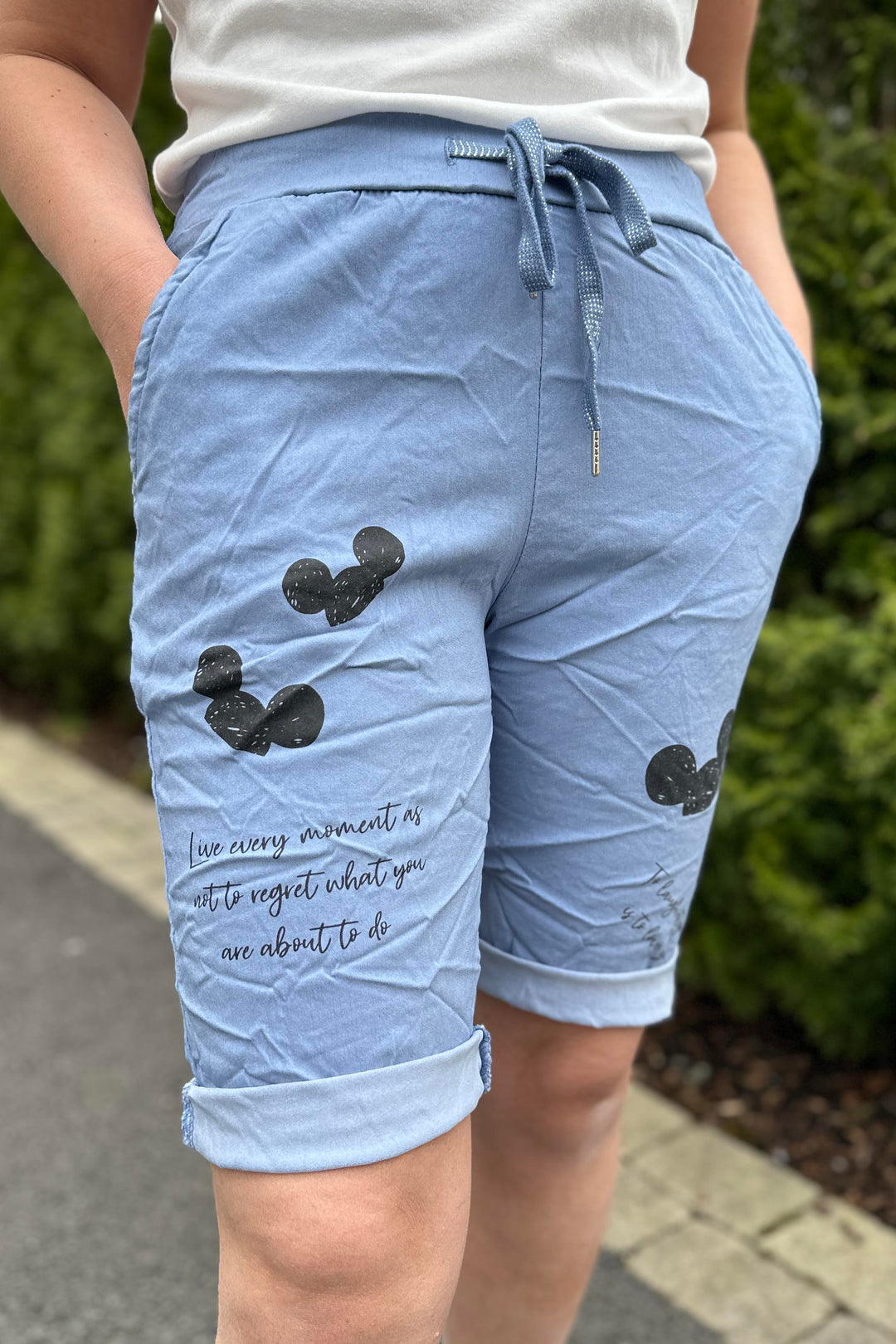 Made In Italy Fia Bermudashorts Jeans Blå