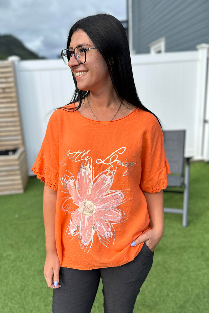 Made In Italy Mailen Topp Oransje