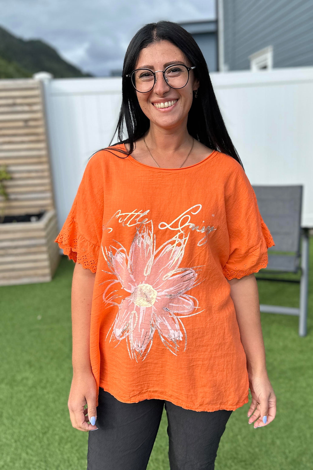 Made In Italy Mailen Topp Oransje