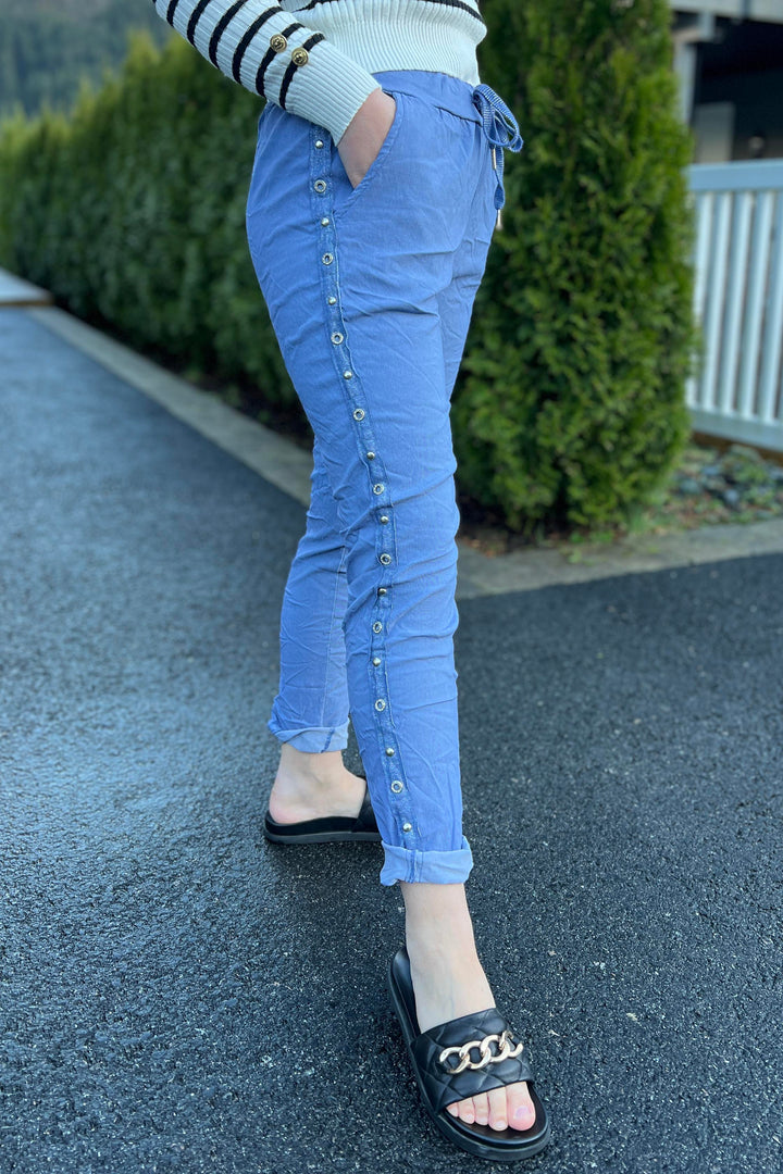 Made In Italy Hege Stretchbukse Jeans Blå