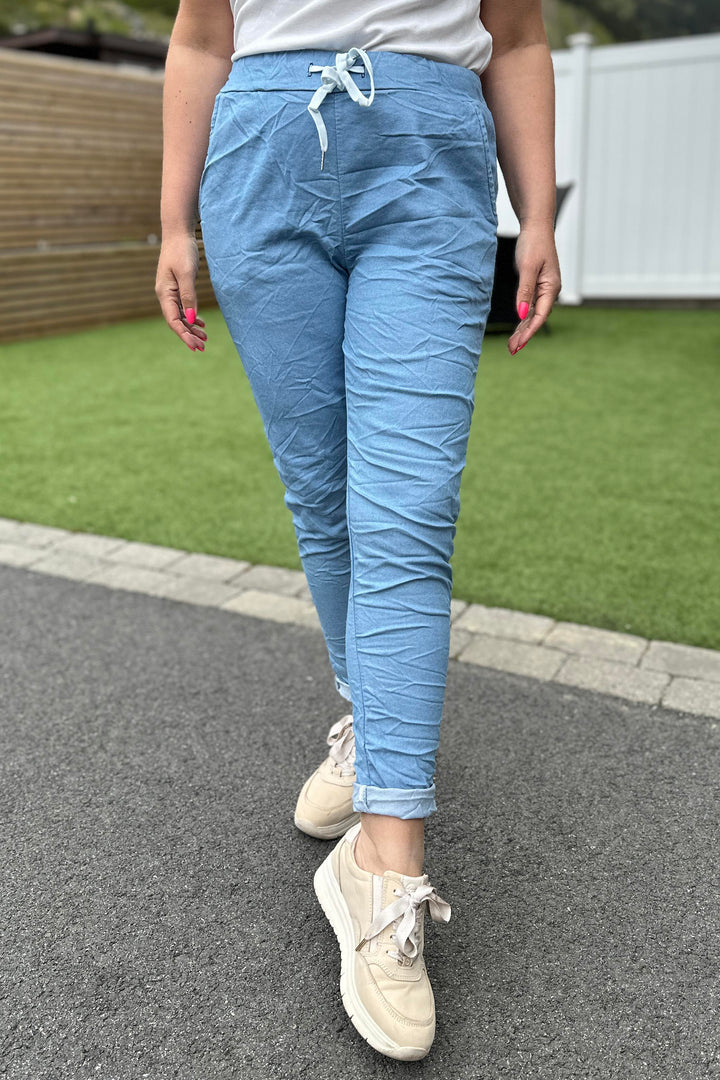Made In Italy Erica Stretchbukse Jeans Lyseblå