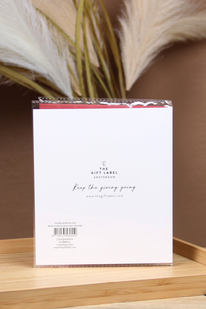 The Gift Label Kort Greeting Card - Partners In Wine