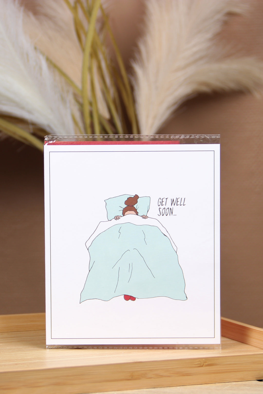 The Gift Label Kort Greeting Card - Get Well Soon