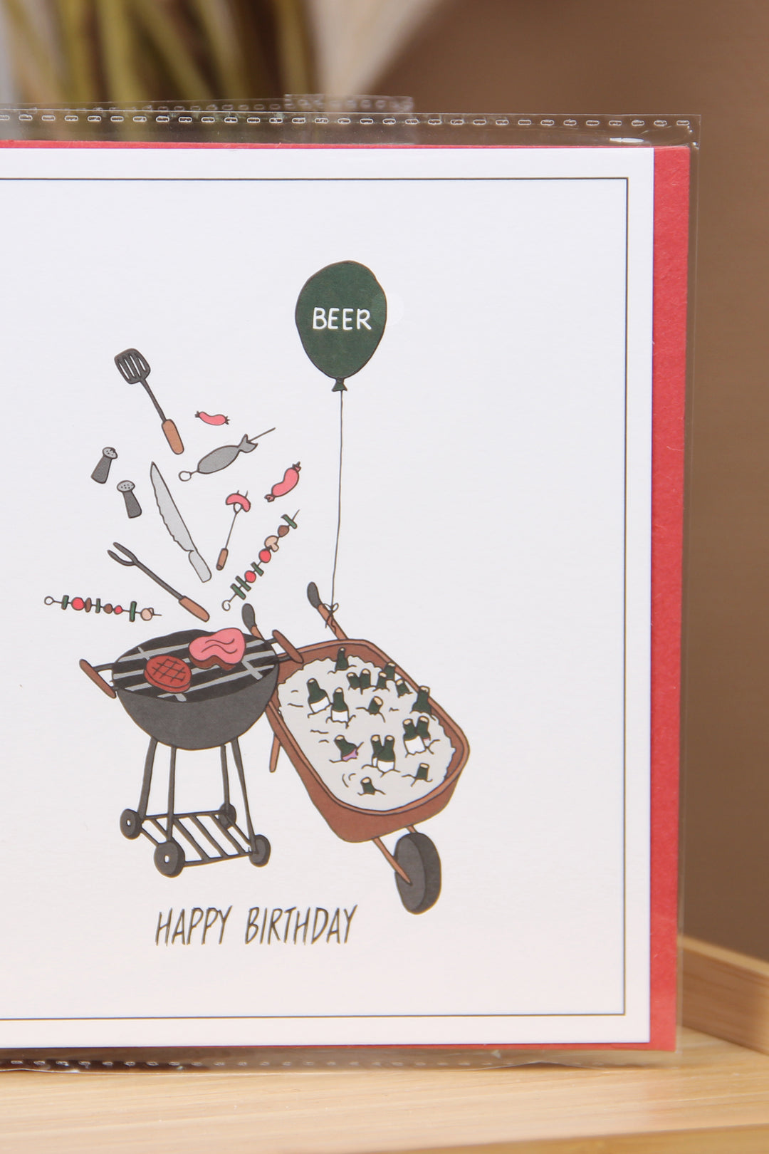 The Gift Label Kort Greeting Card - Happy Birthday Beer