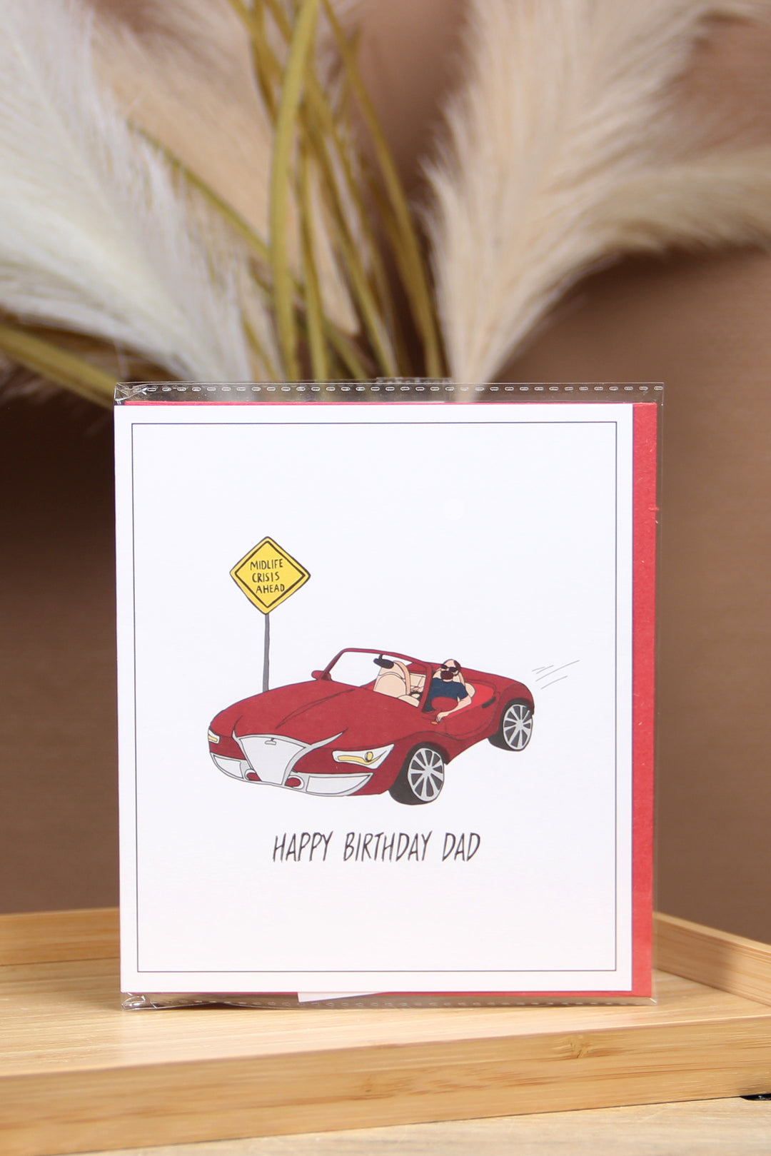 The Gift Label Kort Greeting Card - Happy Birthday Dad